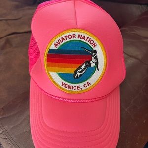 AVIATOR NATION PINK HAT! Wore 3 times max. Like new, great condition